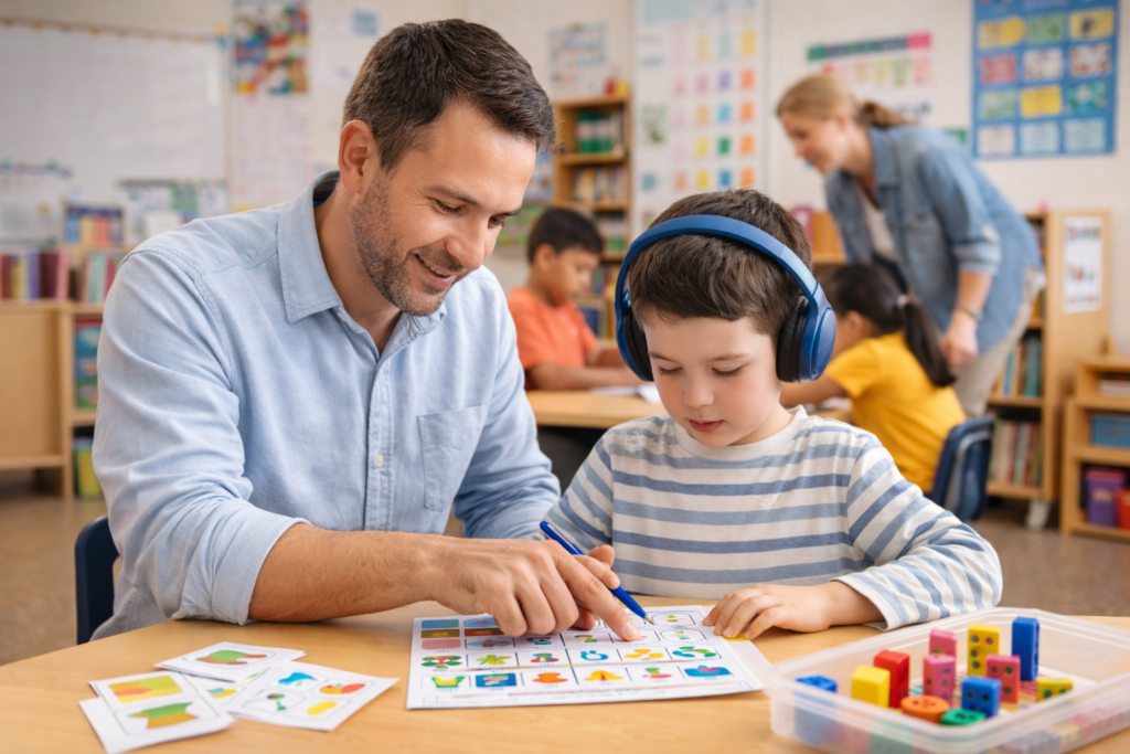 alunos com autismo na escola